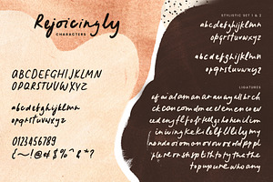 Rejoicingly - Sweet Handwritten Font