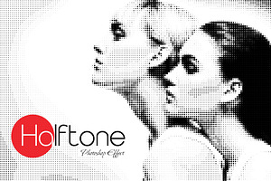 Halftone Effect, an Action Add-On by PSD Action