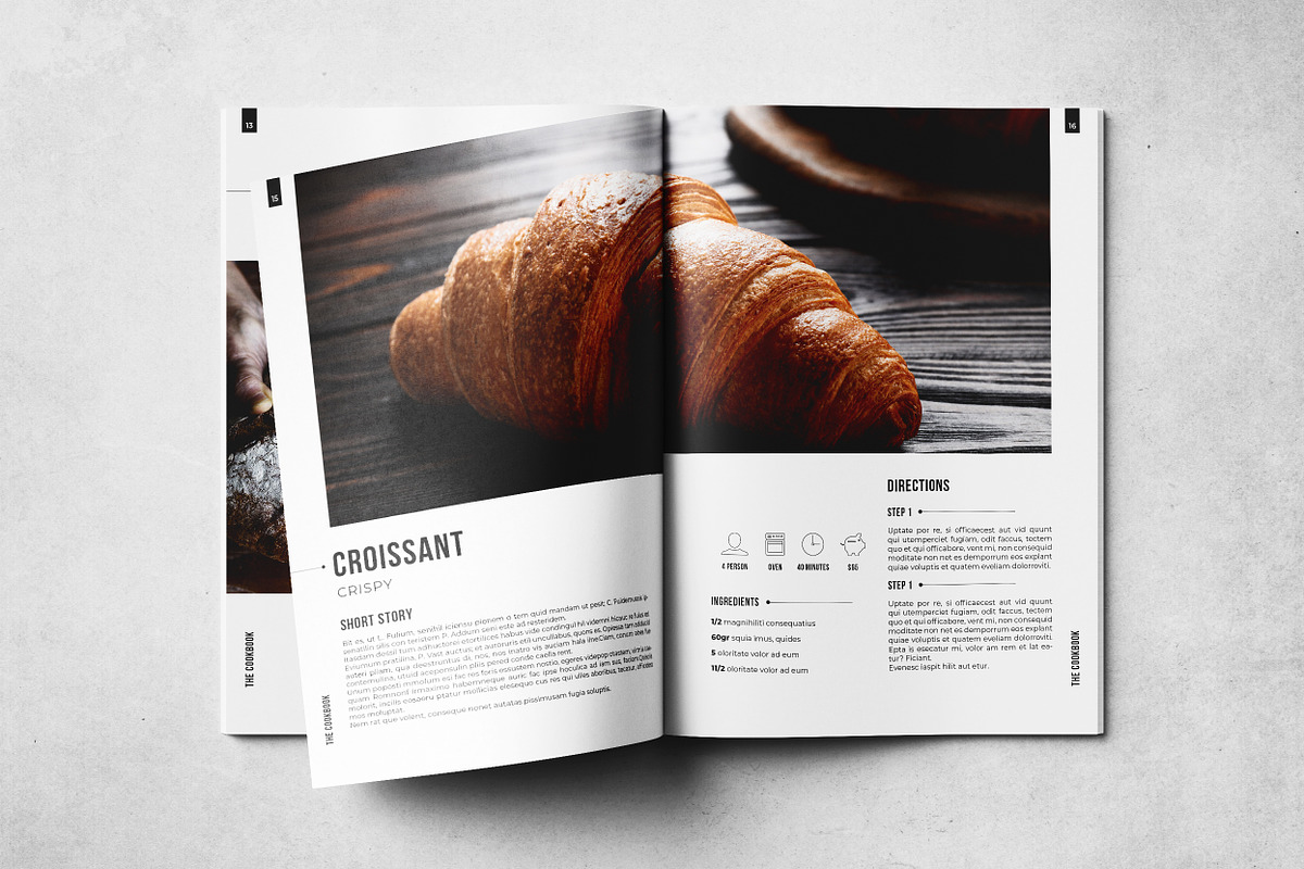 Cookbook / Recipe Book, a Brochure Template by Grkic Creative (Photo 10 of 14)