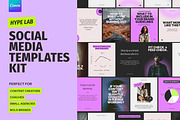 Social Media Kit / Canva, a Templates & Theme by Orbit Studio Shop (Thumbnail 1 of 9)