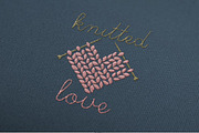Knit seamless pattern and logo set, a Pattern Graphic by antuanetto (Thumbnail 7 of 8)