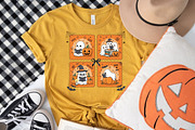 Cute Halloween Ghost Reading PNG, an Illustration by Libby Wishes (Thumbnail 4 of 6)