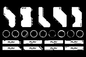 CyberPunk UI Set 2