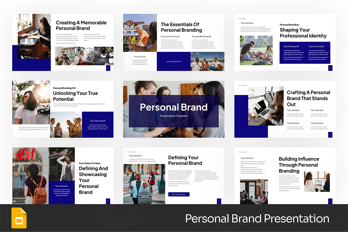 Personal Brand GSlides, PPoint, a Presentation Template by Fit-tee (Photo 1 of 4)