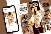 Beauty Instagram Puzzle Template, a Social Media Template by Artnivora.Std (Thumbnail 2 of 2)