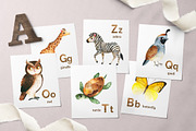 English Animal Alphabet. A to Z, an Animal Illustration by Kate_Rina (Thumbnail 5 of 7)