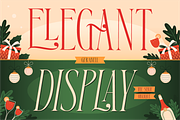 Gerabell - Condensed Christmas Serif, a Serif Font by Burntilldead (Thumbnail 4 of 12)