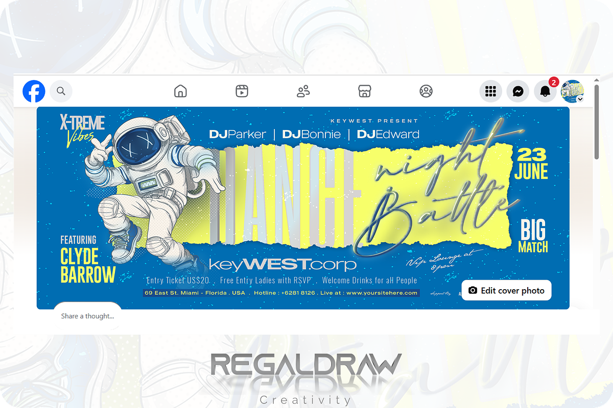 Dance Battle Social media Template, a Social Media Template by regalDRAW (Photo 3 of 4)