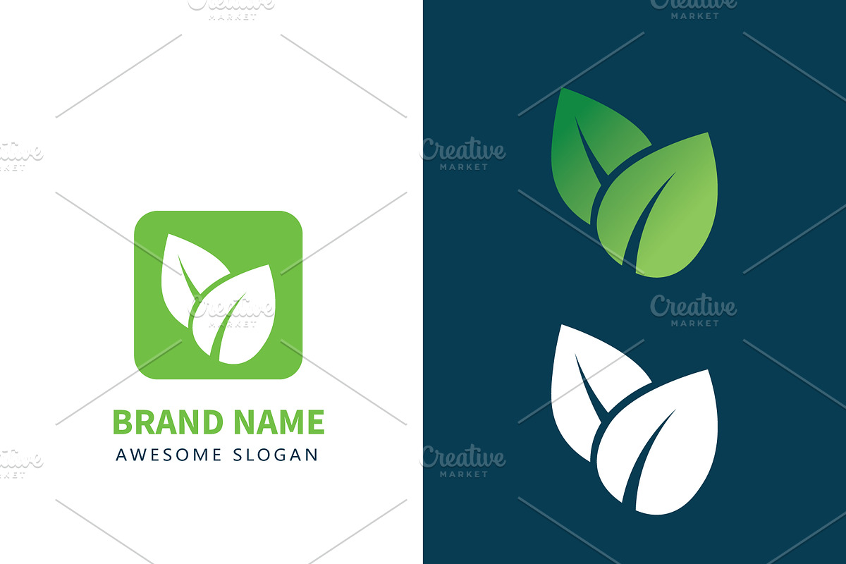 Leaf logo vector illustration, a Branding & Logo Template by Toufiqul
