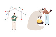 Scientists conduct research concept, a Healthcare Illustration by Good Studio (Thumbnail 5 of 10)