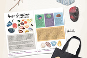 Gemstones 101 Watercolor Package, an Illustration by Bloomella (Thumbnail 2 of 6)