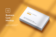 Business Card Mockup, an Advertising Mockup by Mockup Supper (Thumbnail 1 of 15)