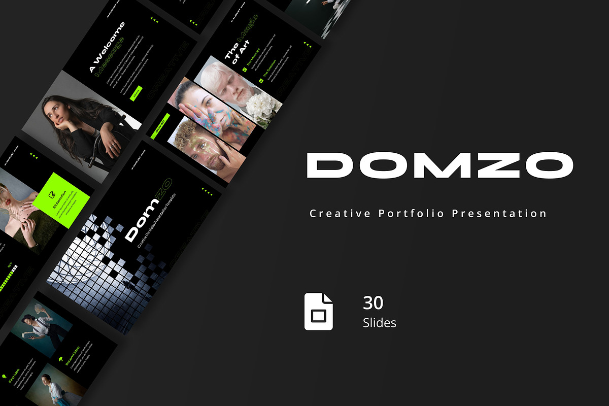 Creative Portfolio Google Slides, a Presentation Template by Antstheme (Photo 1 of 3)