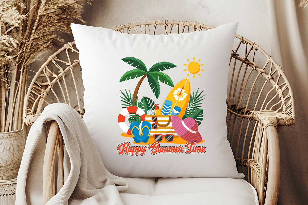 Happy Summer Time Holiday Png, an Illustration by Libby Wishes (Photo 3 of 5)