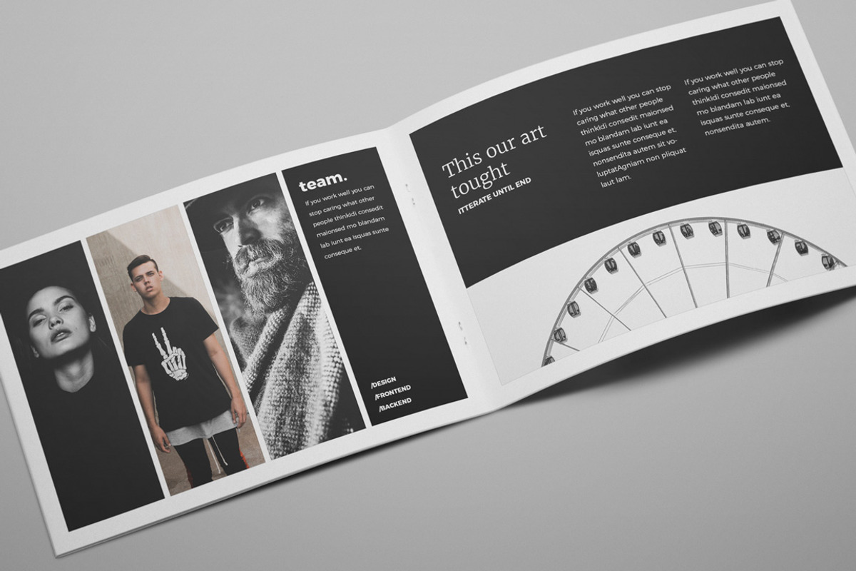 Focus Creative Agency Portfolio, a Brochure Template by Print design (Photo 4 of 7)