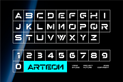 Arteon – Modern Futuristic font, a Sans Serif Font by Vroz Studio (Thumbnail 2 of 6)