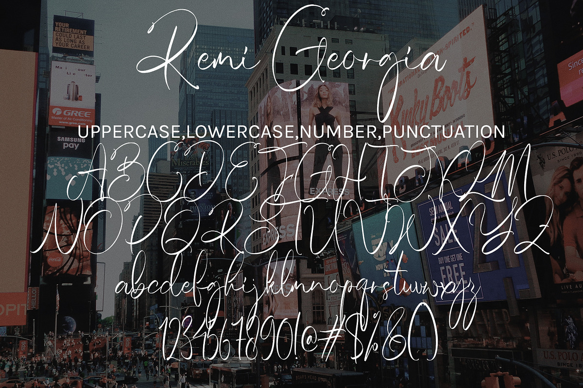 Remo Georgia, a Handwritten Font by HaKi Studio (Photo 5 of 5)