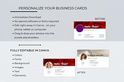 Business Card Canva Template, a Stationery Template by B2 Studio (Thumbnail 7 of 11)