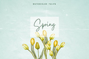 Spring Whispers - Watercolor Tulips, an Object Graphic by NatalieArtsDenysenko (Thumbnail 1 of 7)