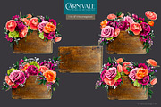 Carnivale Floral Clip Art Collection, an Object Graphic by Eclectic Anthology (Thumbnail 14 of 21)