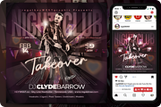 Night Club Party Flyer, a Flyer Template by regalDRAW (Thumbnail 1 of 3)