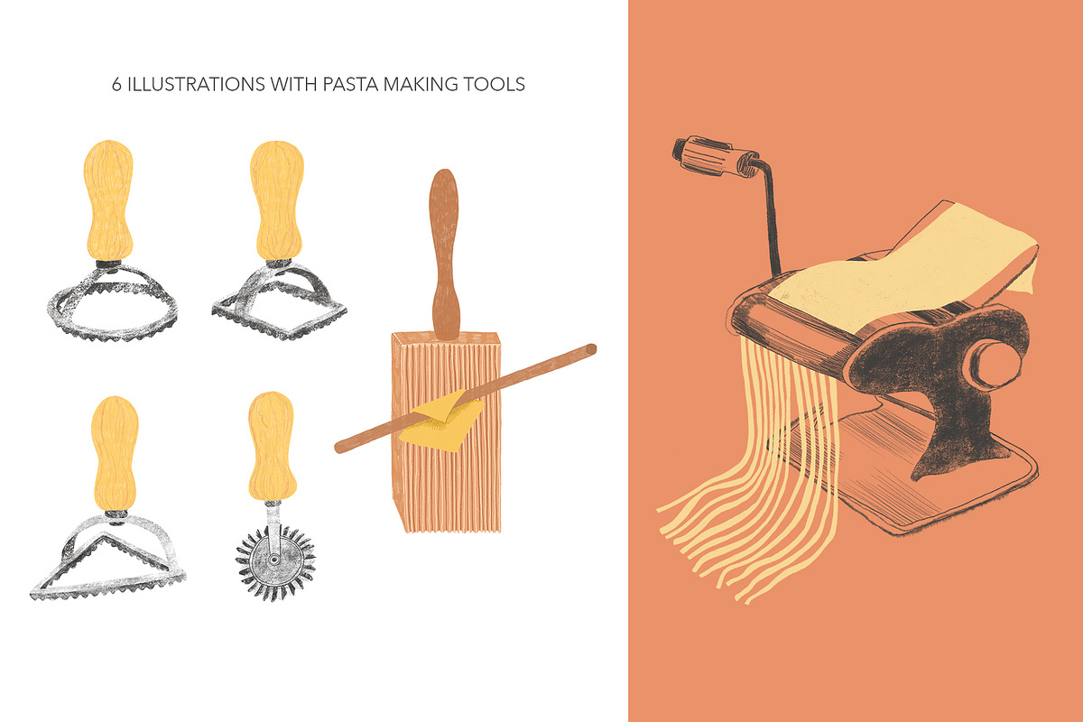 La Pasta, a Food Illustration by Annakniaz (Photo 8 of 14)