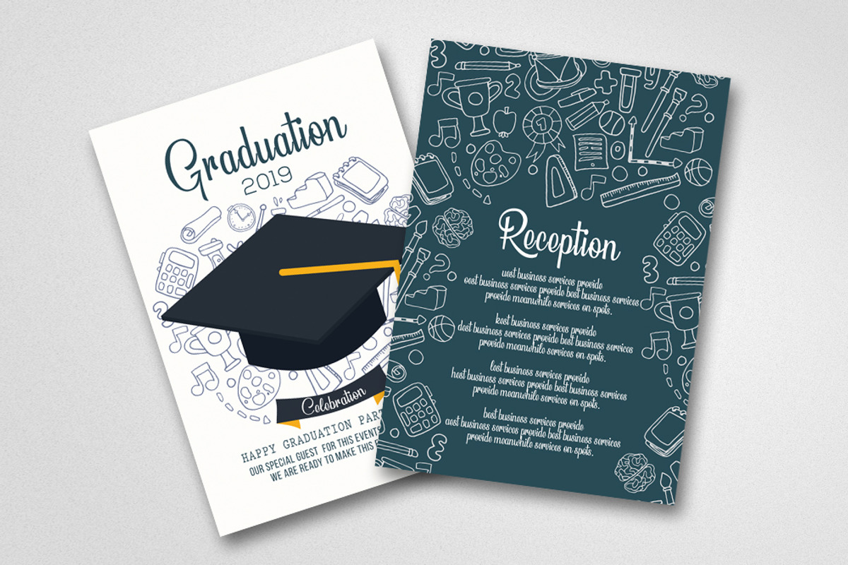 Graduation Invitation Card, an Invitation Template by Business Flyers