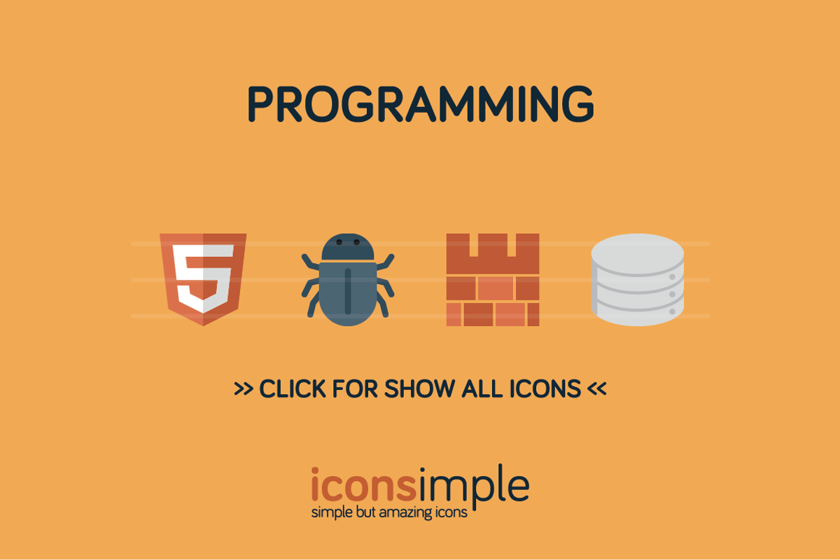 iconsimple: programming, an Icon by Pixan Graphics