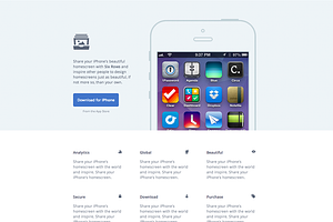 Six Rows - App Website (HTML/CSS)