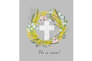 He Is Risen . Symbol For