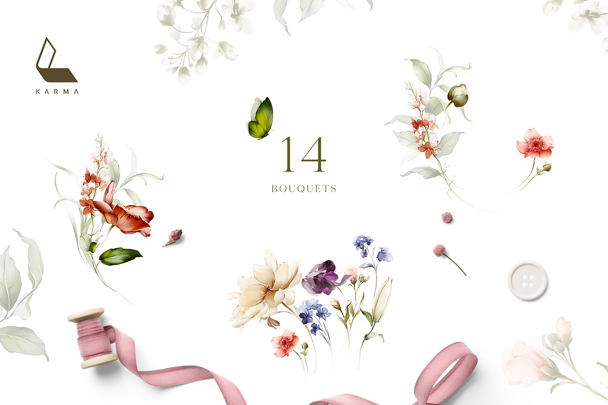 Eva | Botanical set | 200+ images, an Illustration by Karma (Photo 28 of 32)