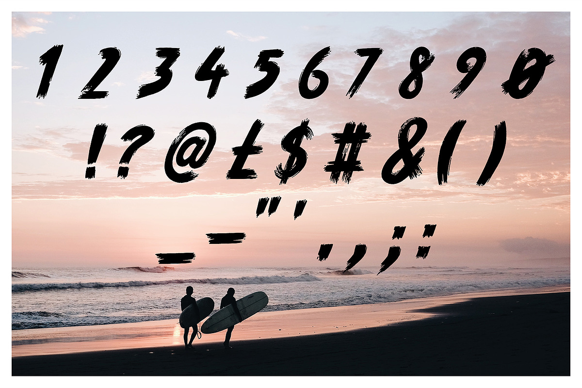 McKinnon Brush Typeface preview 3