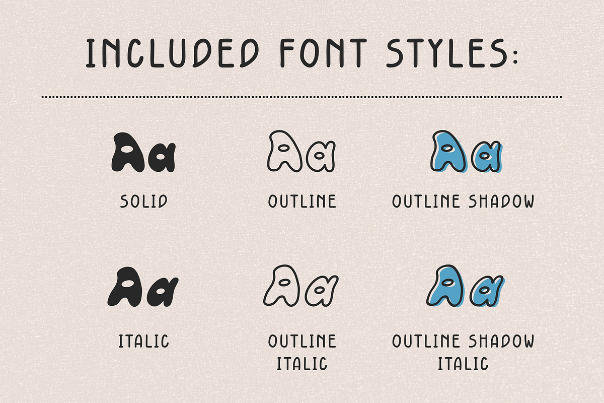 Retro bubble font-Bubble Soda, a Handwritten Font by ZoloDesignHub (Photo 3 of 9)