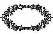 Floral Heart Circle WreathBlack Set, a Seasonal Illustration by Designer_Momina (Thumbnail 16 of 18)
