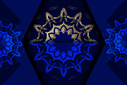 Mandala Oriental Floral art Bundle, a Background Graphic by NJ Himel (Thumbnail 49 of 97)