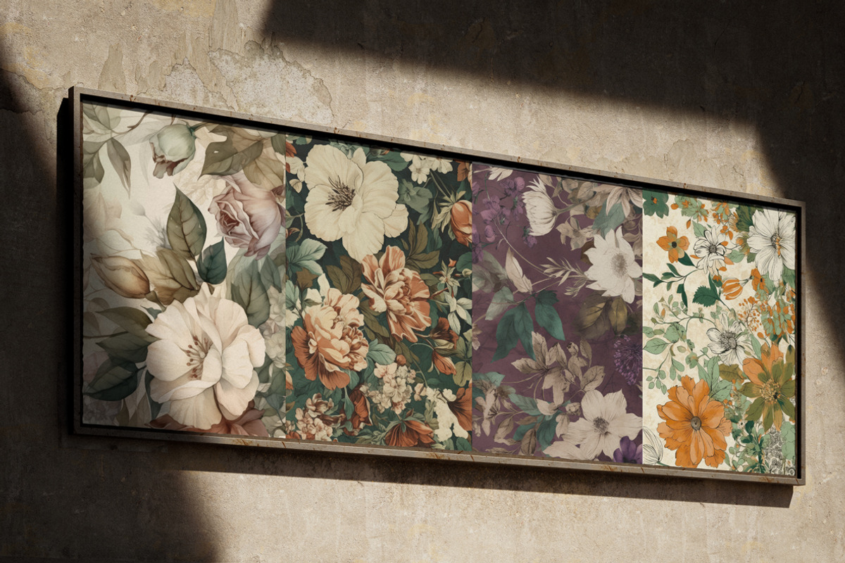 Victorian Flowers. 40 images, a Decorative Illustration by Handmadefont (Photo 10 of 11)
