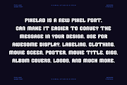 Pixelad - Modern Pixel Font, a Sans Serif Font by Viswal Studio (Thumbnail 4 of 8)