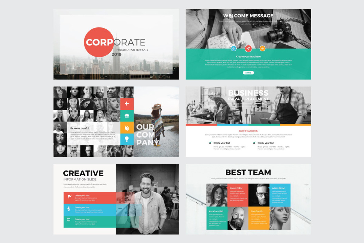 CORPORATE - Keynote Template, a Presentation Template by Shafura