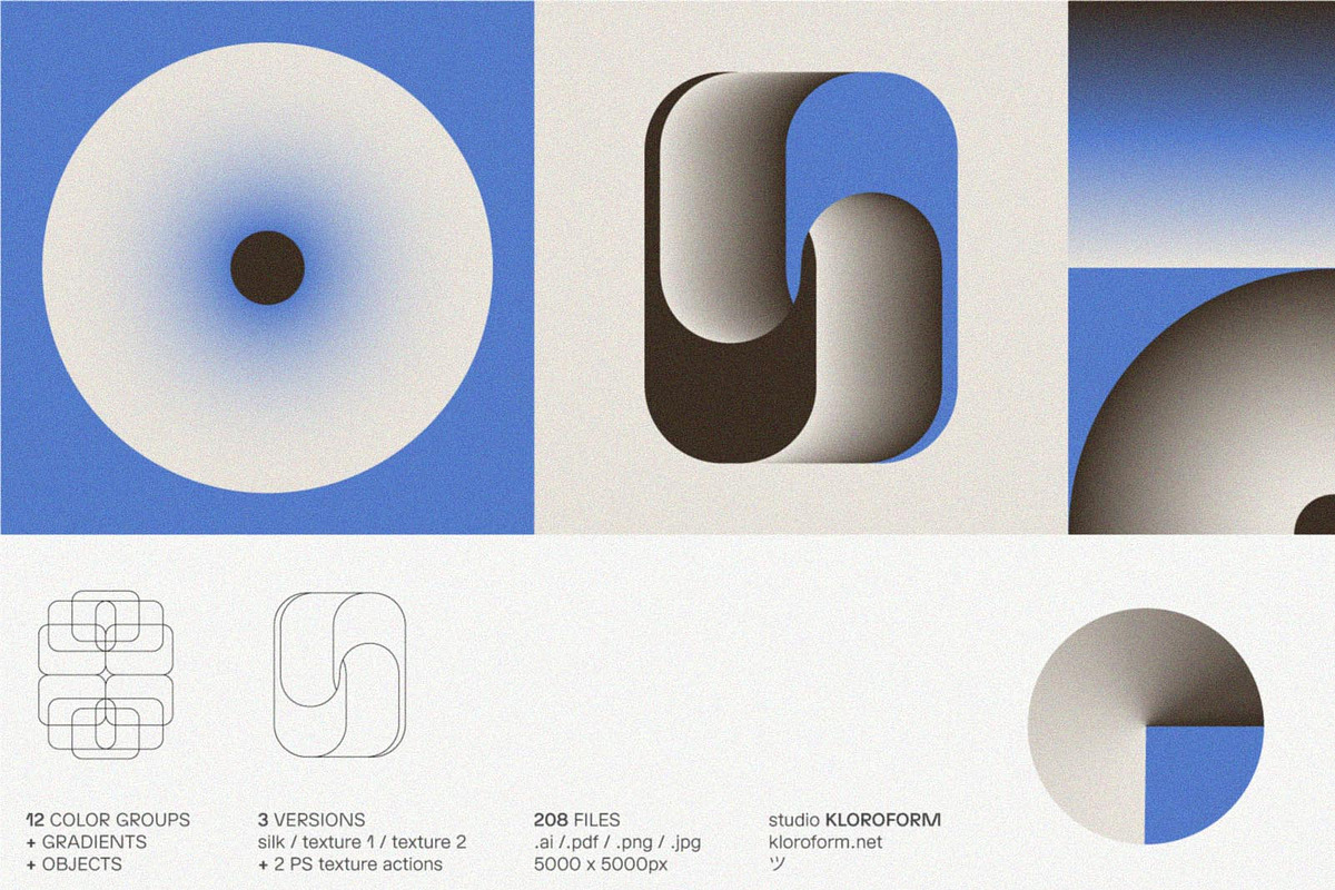 Gradients + Objects 3, an Object Graphic by kloroform (Photo 14 of 14)