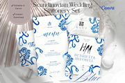 Blue Scandinavian Template Bundle, a Stationery Template by Alisa Mikibith Art (Thumbnail 3 of 19)