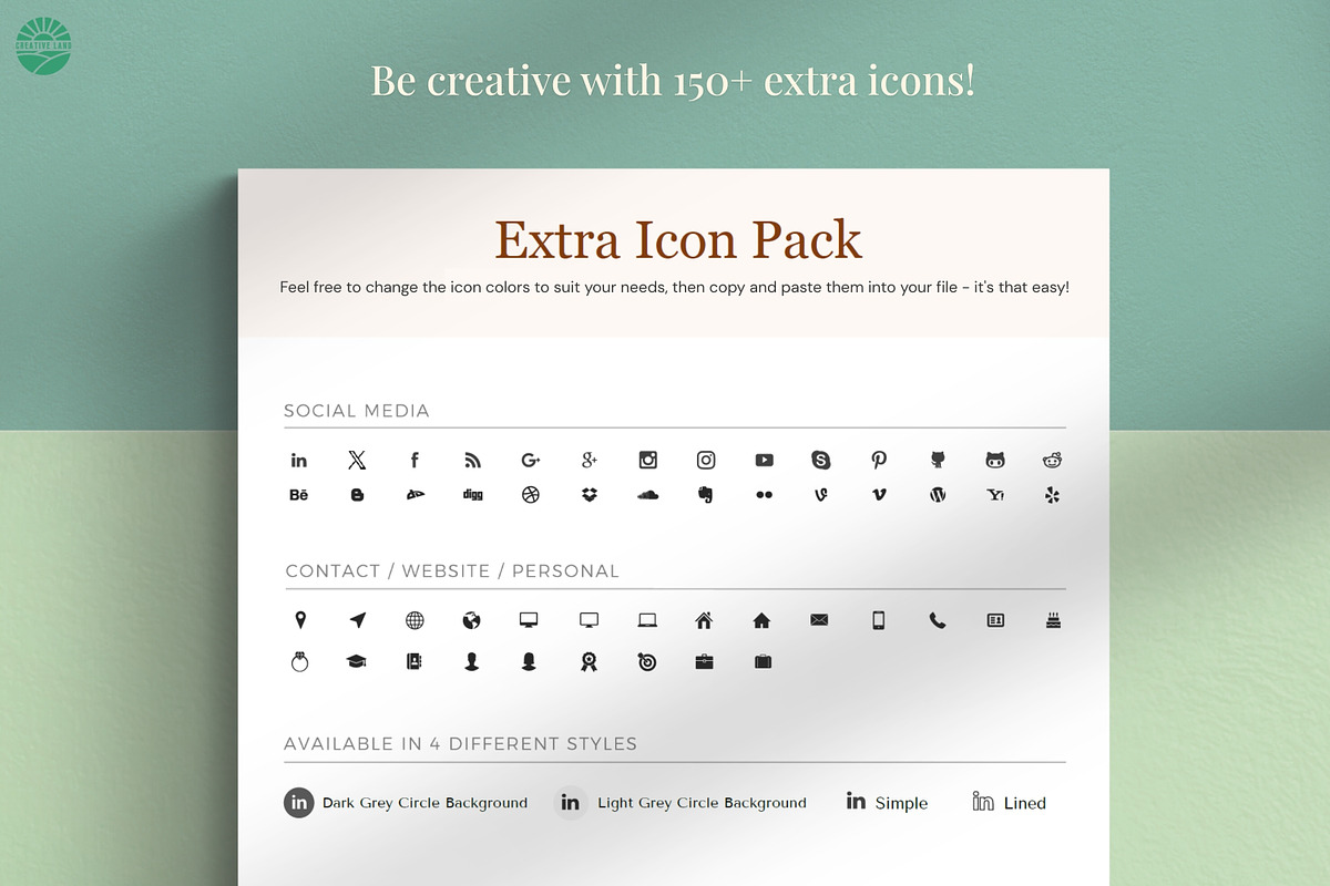 Modern Clean ATS Resume Template preview 5