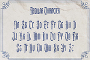 Xerathos Gothic Blackletter Medieval, a Blackletter Font by Letterara (Thumbnail 10 of 15)