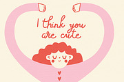 Big love | Hand-lettered font, a Handwritten Font by JuliaVolkova (Thumbnail 2 of 8)