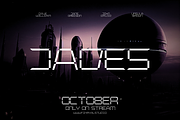 Digitrone – Futuristic Display Font, a Sans Serif Font by Fikryal Studio (Thumbnail 4 of 15)