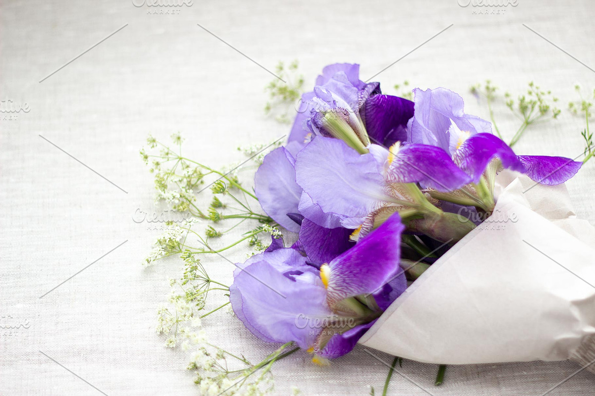 Purple Iris Styled Stock Collection, a Photo by Chalking Up Stock (Photo 11 of 19)