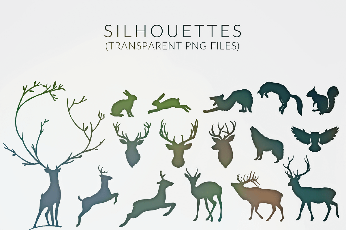 Enchanted Forest Silhouettes, an Animal Illustration by Storyteller Design (Photo 6 of 9)