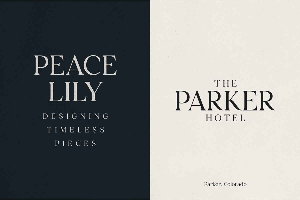 Luxury Serif Collection - 8 Fonts, a Serif Font by Only Fonts (Photo 4 of 12)