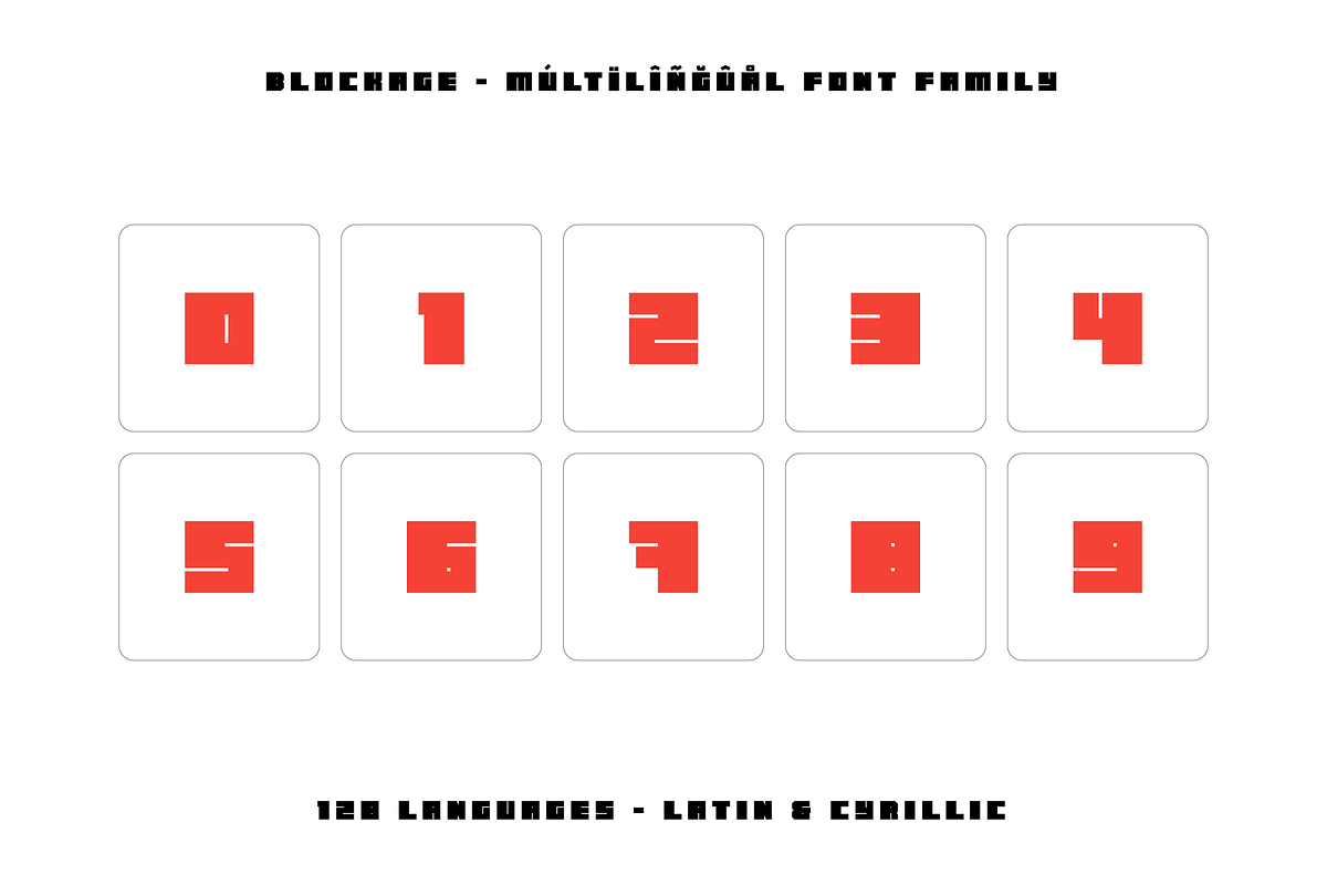 Blockage Block-Style Typeface, a Sans Serif Font by alpercakici (Photo 14 of 15)