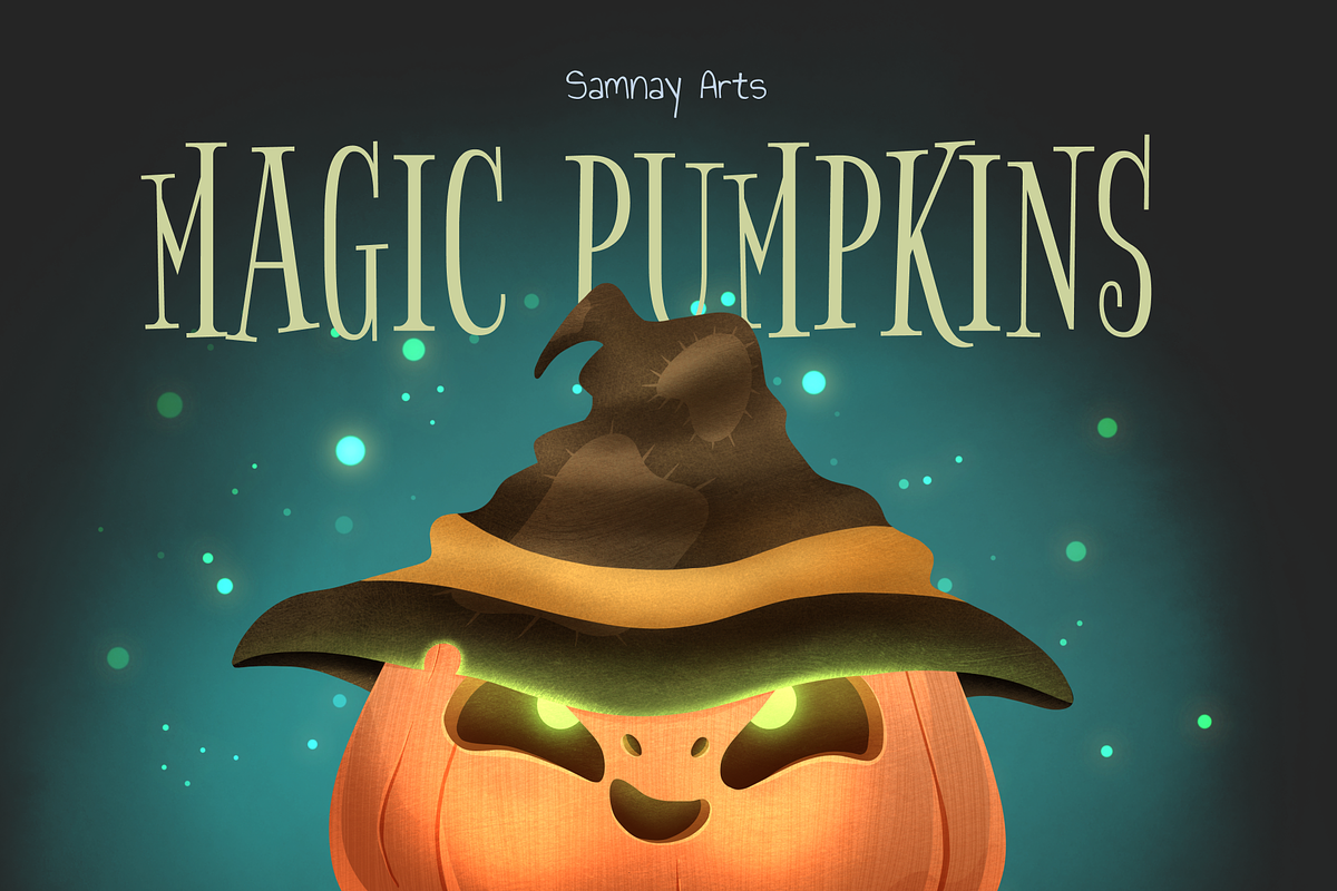 Magic Pumpkins Halloween Clipart, an Illustration by Samnay Arts (Photo 5 of 10)