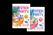 Summer Party Invitation, an Invitation Template by Neermana (Thumbnail 2 of 4)